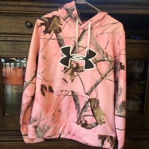 Pink Under Armour Hoodie